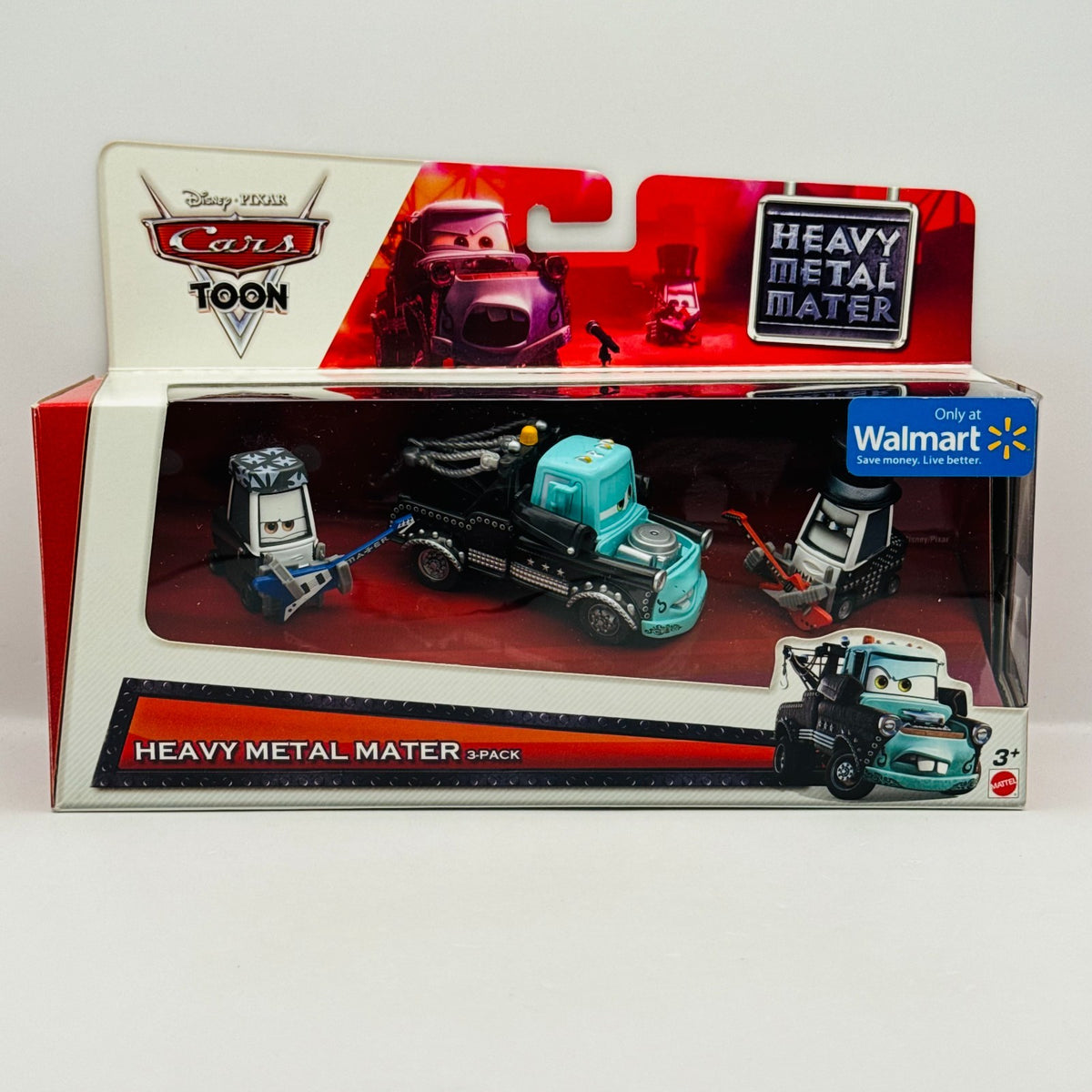 Disney Pixar Cars - HEAVY METAL MATER 3-PACK ROCKY & EDDIE 2013 - 1:55 Diecast