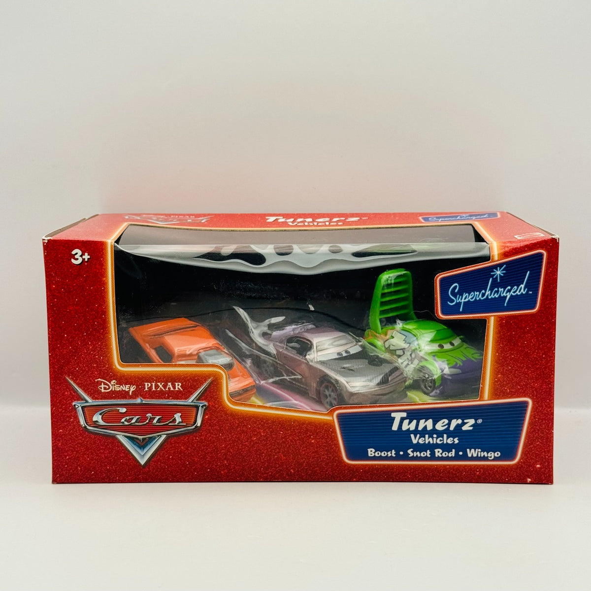 Disney Pixar Cars - TUNERZ 3-Pack SNOT ROD WINGO BOOST Supercharged 1:55 Diecast