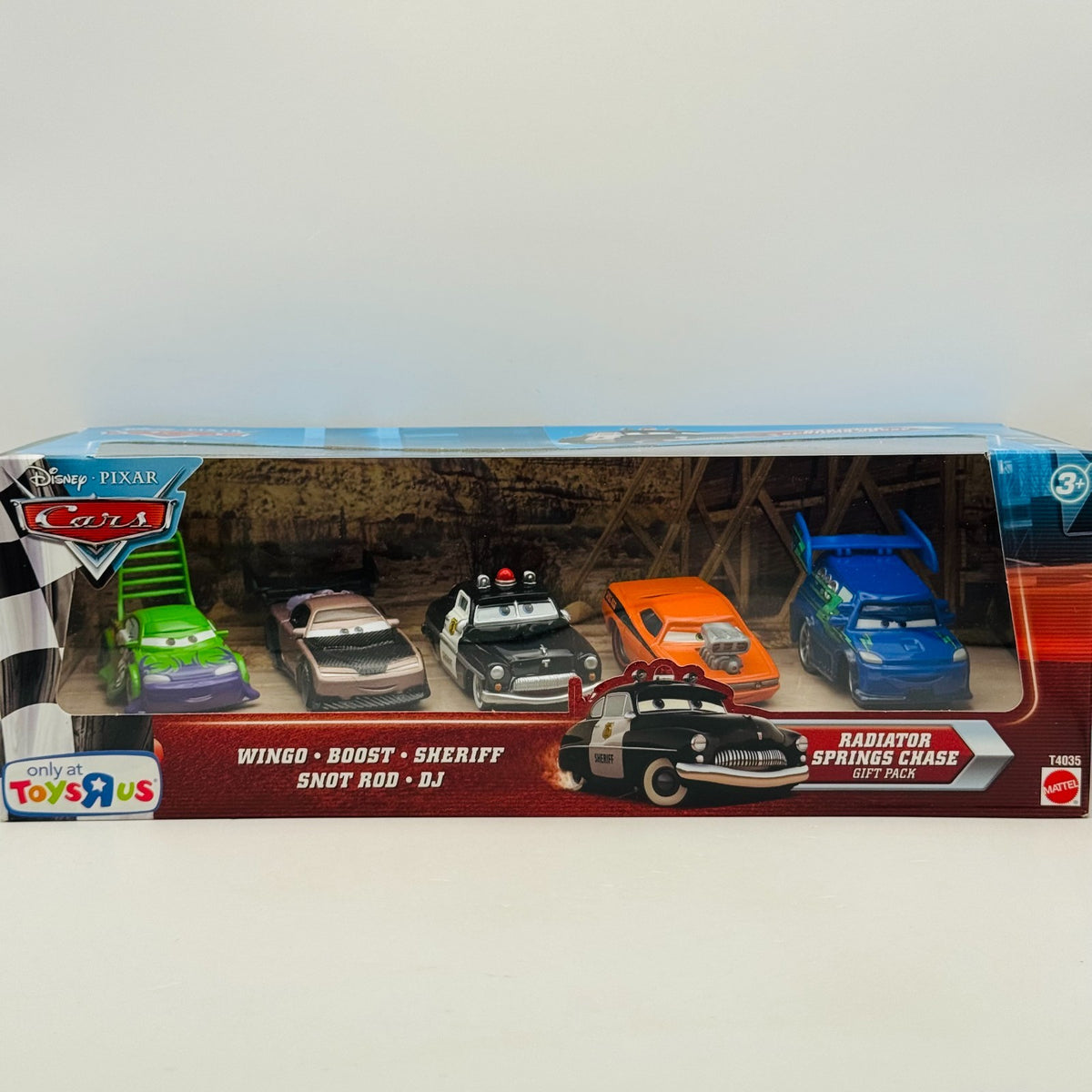 Disney Pixar Cars TUNERS RADIATOR SPRINGS CHASE 5-PK SNOT ROD 2010 1:55 Diecast