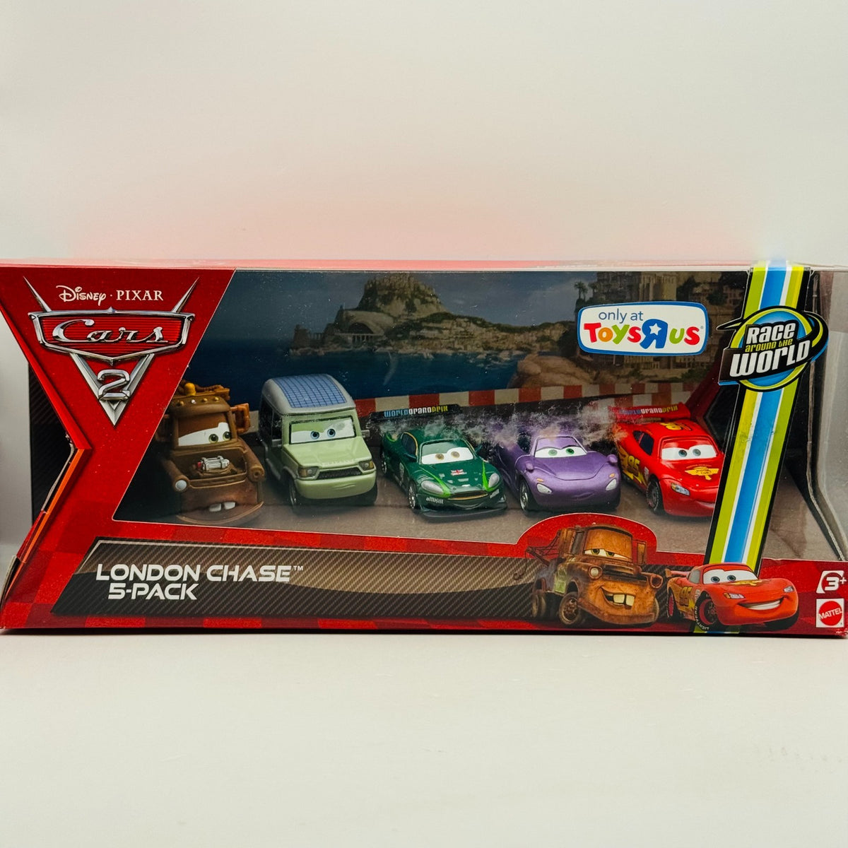 Disney Pixar Cars - LONDON CHASE 5-PK YOU THE BOMB MATER 2011 - 1:55 Diecast