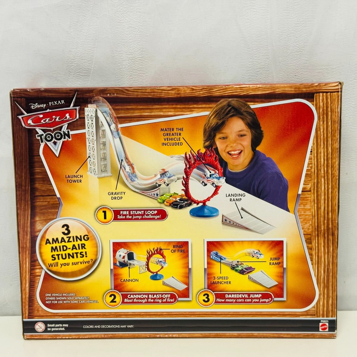 Disney Pixar Cars Toon MATER THE GREATER SUPER STUNT SHOW TRACK SET - 1:55 Scale