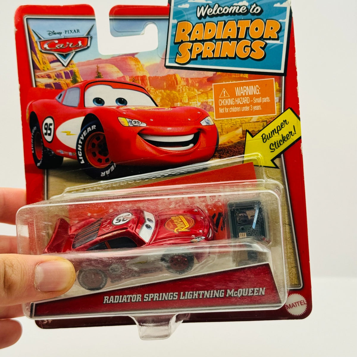 Disney Pixar Cars - WELCOME TO RADIATOR SPRINGS MCQUEEN & TELEPHONE 1:55 Diecas
