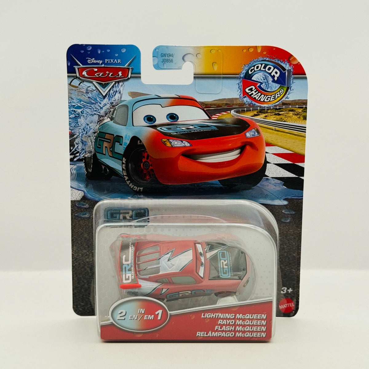 Disney Pixar Cars - COLOR CHANGERS GRC LIGHTNING MCQUEEN 2025 - 1:55 Scale