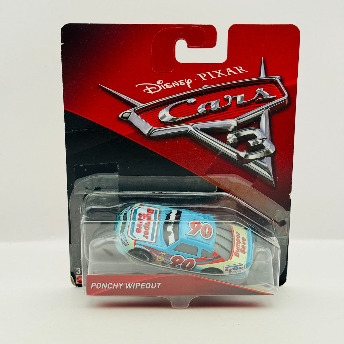 Disney Pixar Cars - PONCHY WIPEOUT BUMPER SAVE Veteran Cars 3 2017 -1:55 Diecast