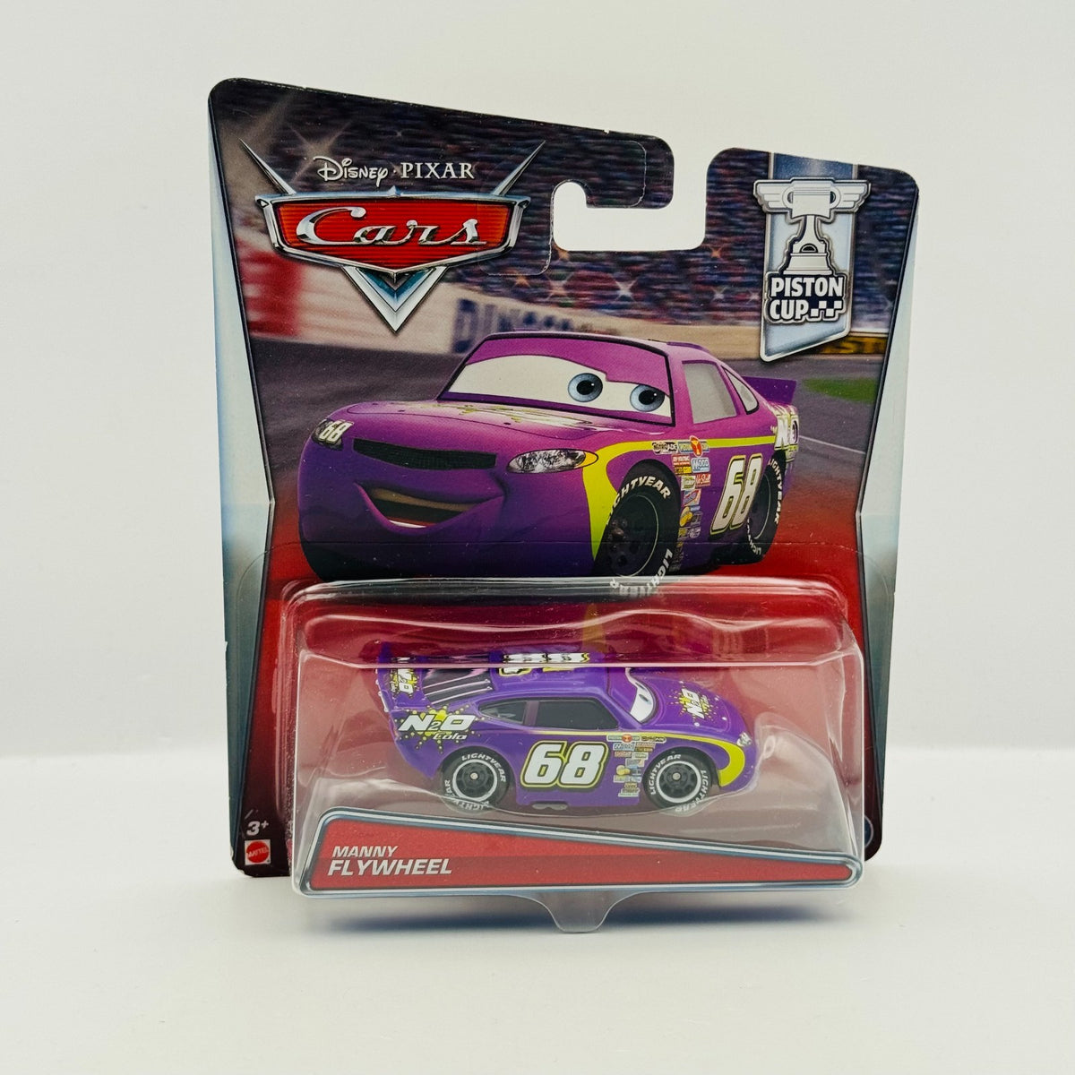Disney Pixar Cars - N2O COLA MANNY FLYWHEEL Piston Cup 2017 - 1:55 Diecast