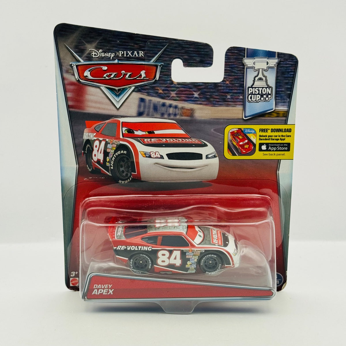 Disney Pixar Cars RE-VOLTING DAVEY APEX ALTERNATORS Piston Cup 2016 1:55 Diecast