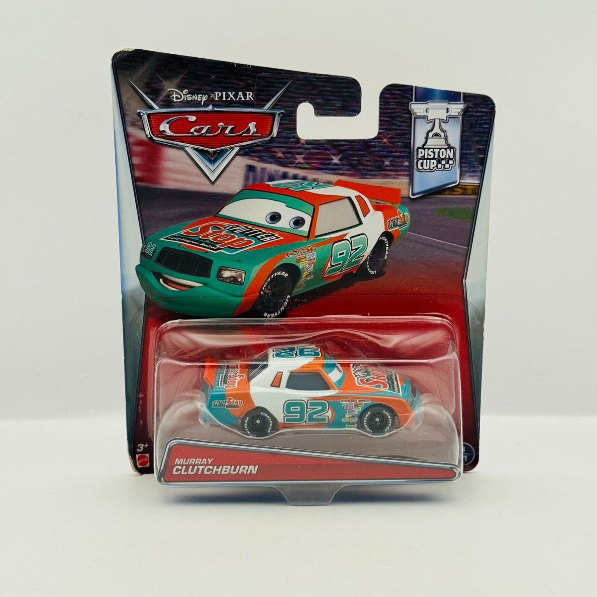 Disney Pixar Cars - SPUTTER STOP MURRAY CLUTCHBURN Piston Cup 2017- 1:55 Diecast