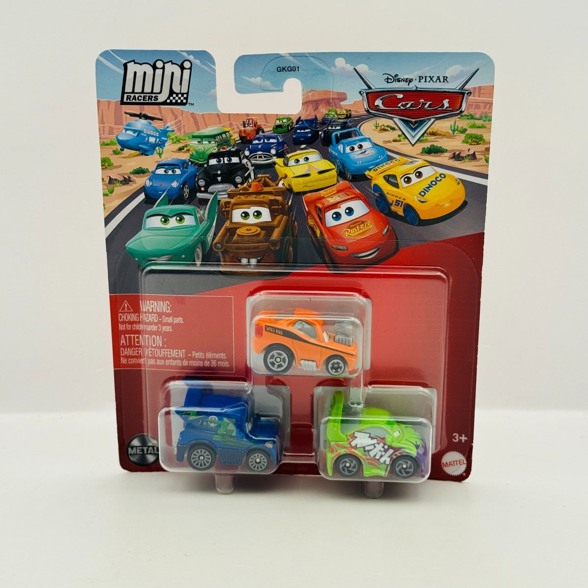 Disney Pixar Cars - Mini Racers SNOT ROD, DJ, WINGO Tuners 3-PK - Diecast