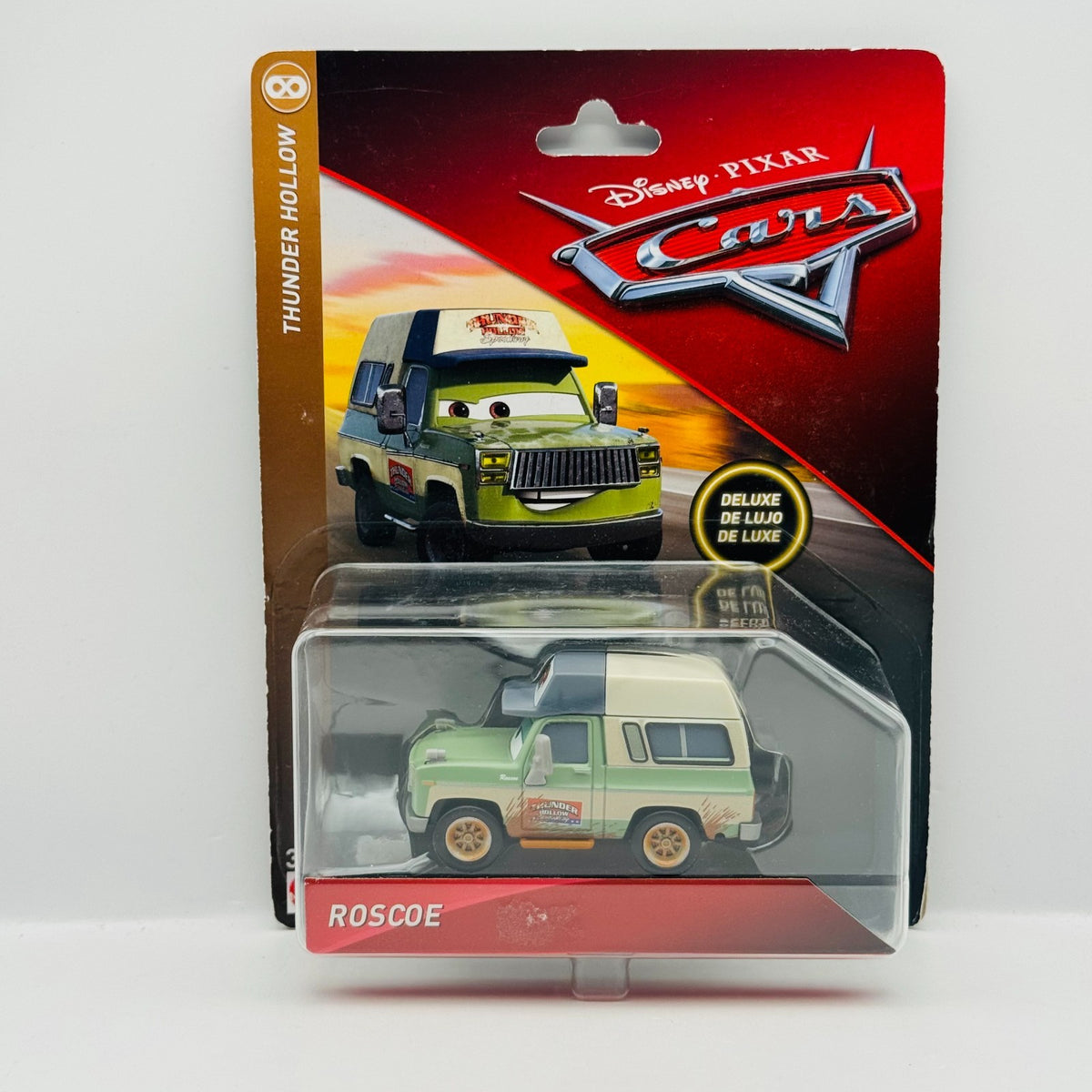 Disney Pixar Cars - ROSCOE DELUXE Thunder Hollow 2018 - 1:55 Diecast