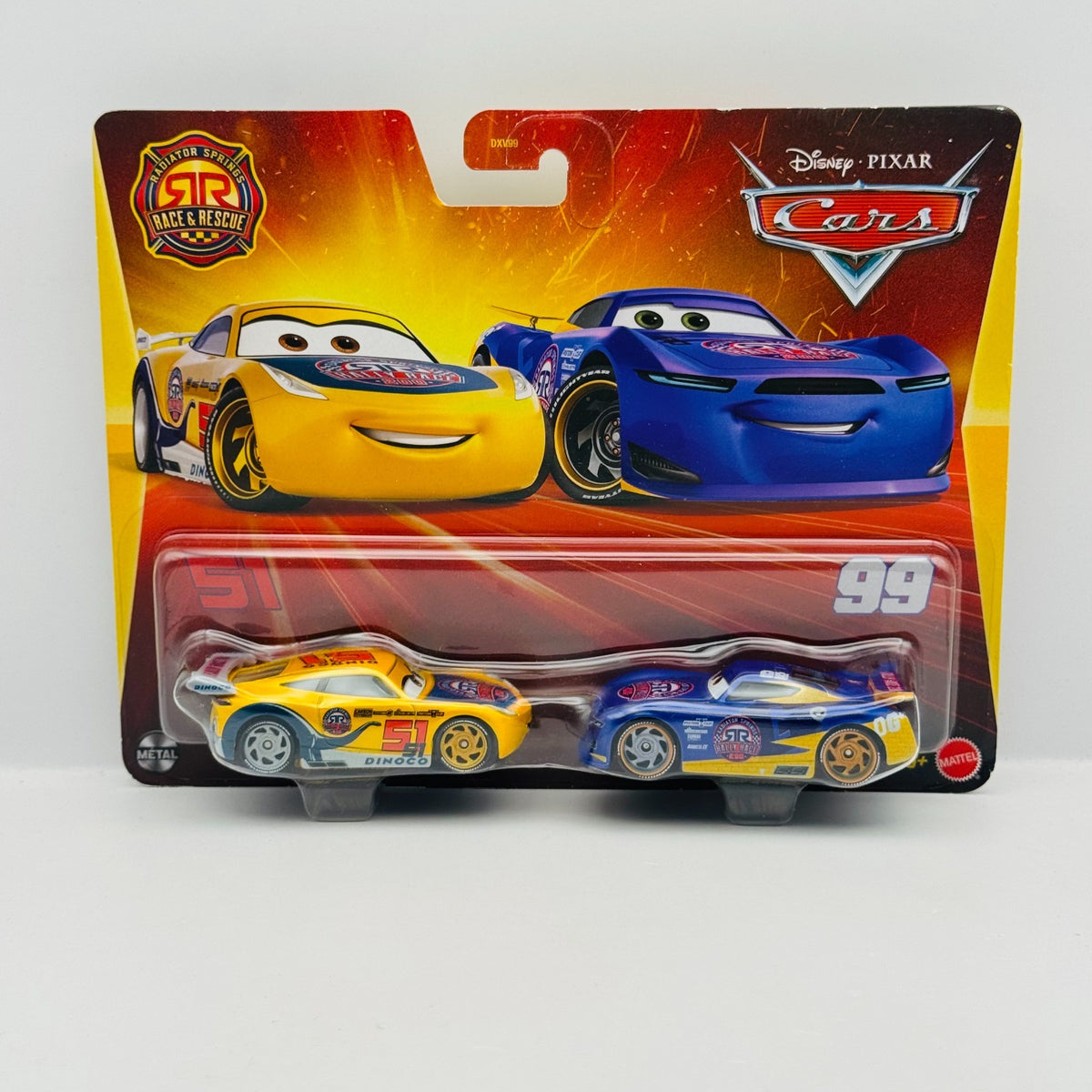 Disney Pixar Cars - RACE & RESCUE CRUZ RAMIREZ & DANNY SWERVEZ - 1:55 Diecast