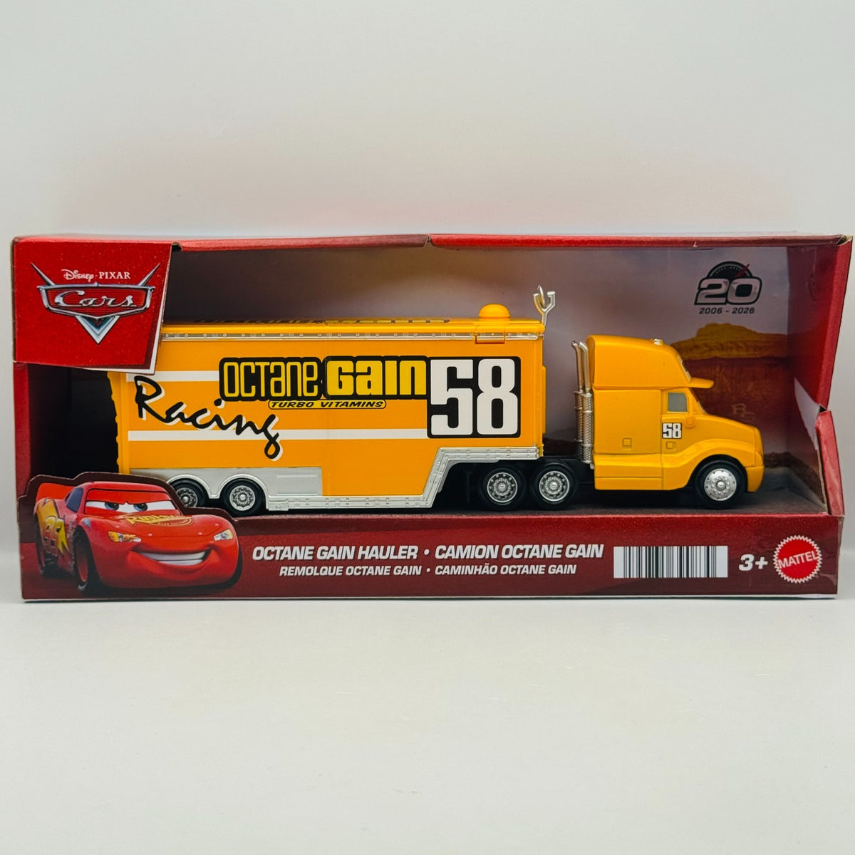 Disney Pixar Cars - OCTANE GAIN HAULER COLLECTION Truck & Trailer - 1:55 Diecast