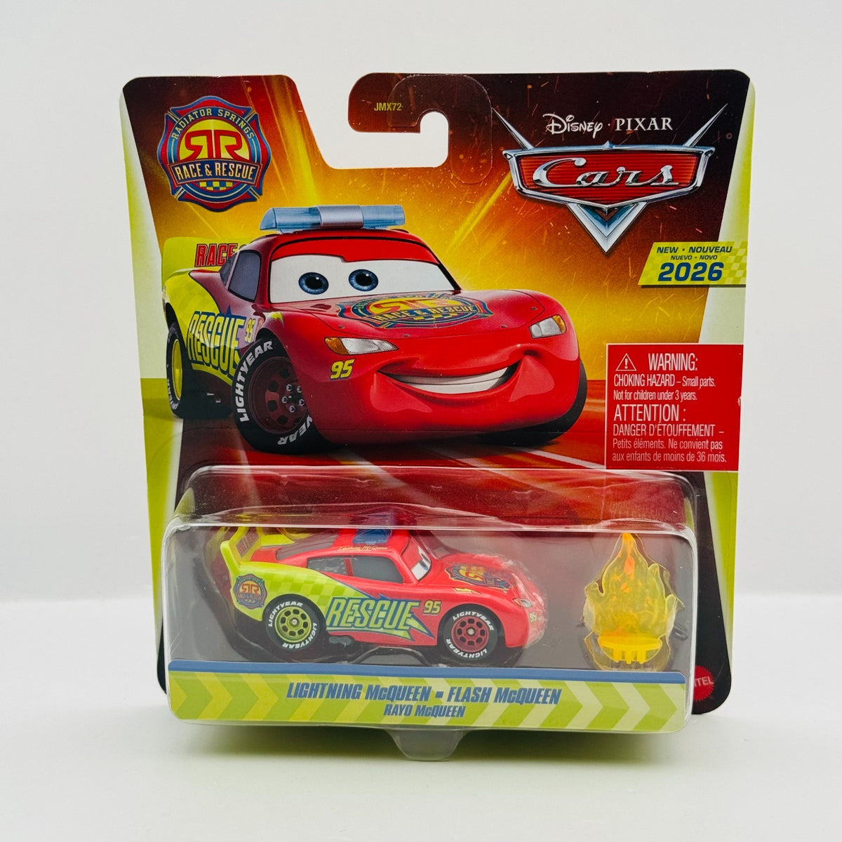 Disney Pixar Cars - RACE & RESCUE MCQUEEN + ACCESSORY 2026 - 1:55 Diecast