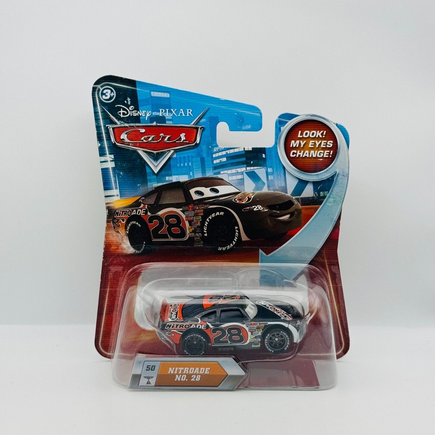 Disney Pixar Cars - NITROADE AIKEN AXLER LENTICULAR My Eyes Change -1:55 Diecast
