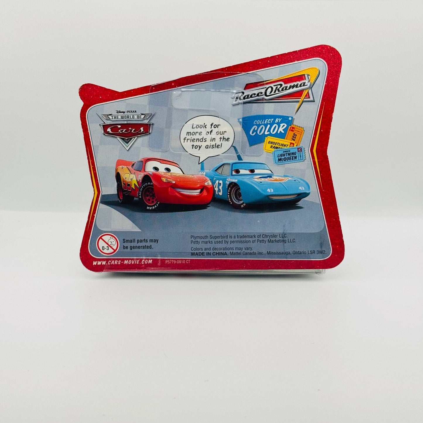 Disney Pixar Cars - CHIEF NO STALL SHORT CARD Race O Rama 2009 - 1:55 Diecast
