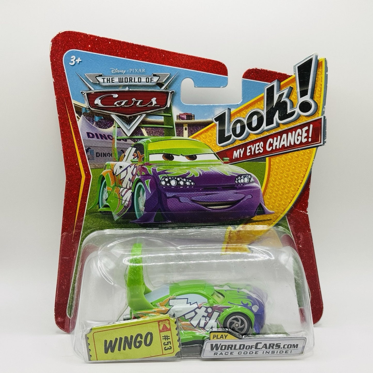 Disney Pixar Cars - WINGO LENTICULAR My Eyes Change - 1:55 Diecast