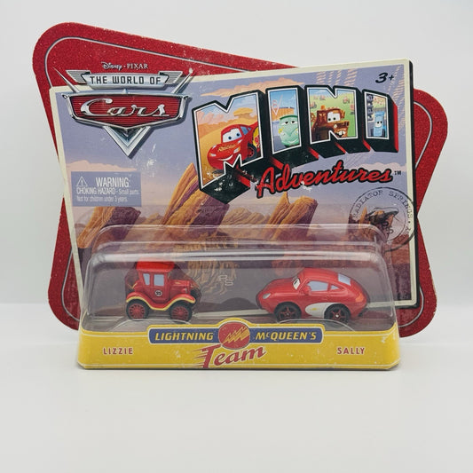Disney Pixar Cars - Mini Adventures LIZZIE & SALLY - Lightning McQueen’s Team