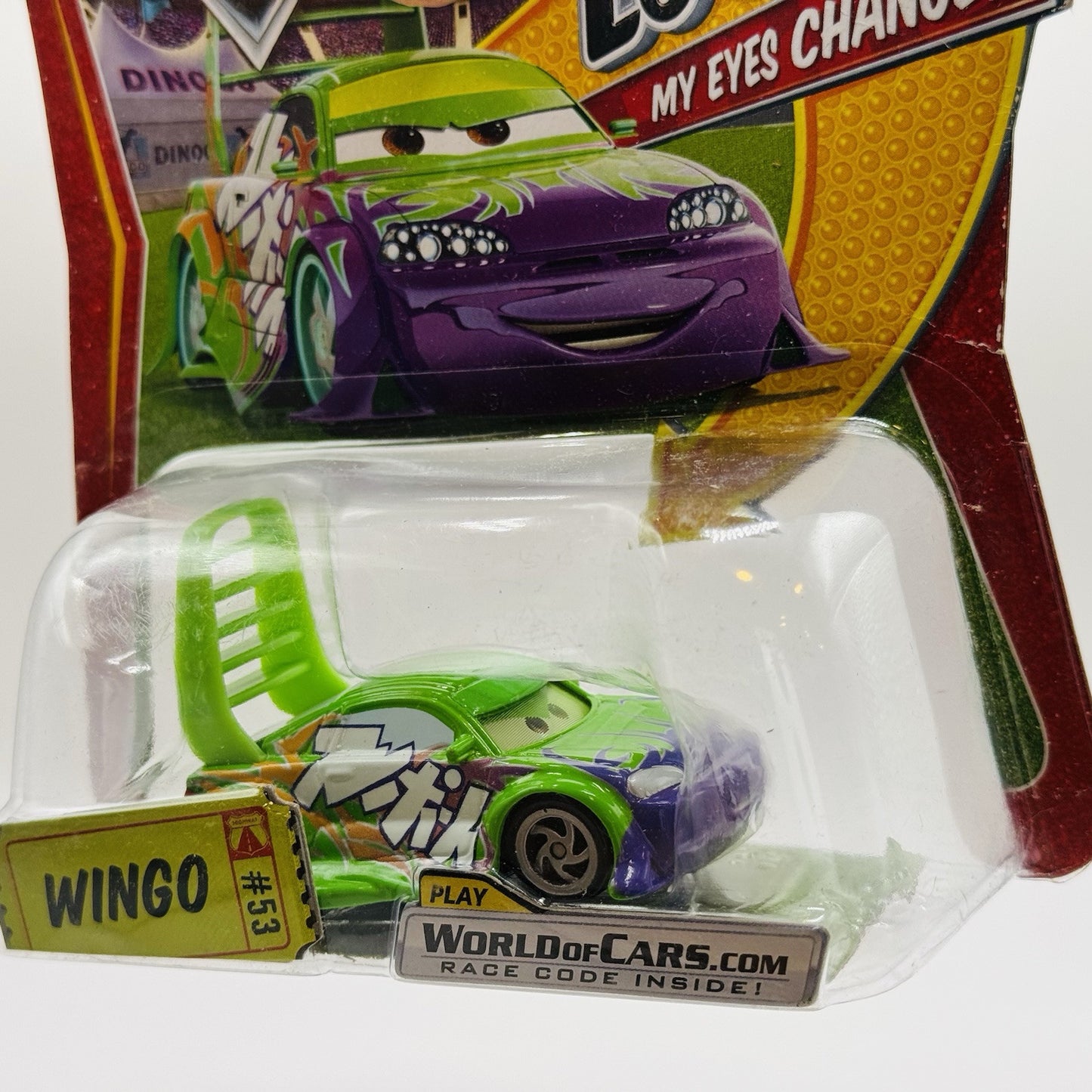 Disney Pixar Cars - WINGO LENTICULAR My Eyes Change - 1:55 Diecast