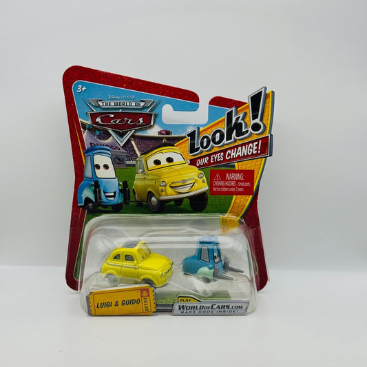 Disney Pixar Cars - LUIGI & GUIDO LENTICULAR My Eyes Change - 1:55 Diecast
