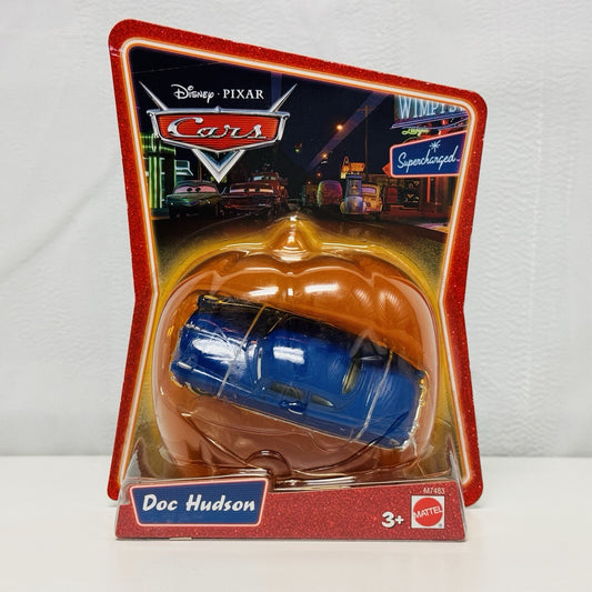 Disney Pixar Cars - DOC HUDSON HALLOWEEN PUMPKIN Supercharged - 1:55 Diecast