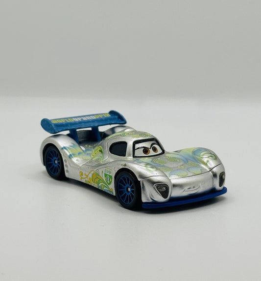 Disney Pixar Cars - Silver Carla Segmented Mouthplate Eyeplate PROTOTYPE 2011
