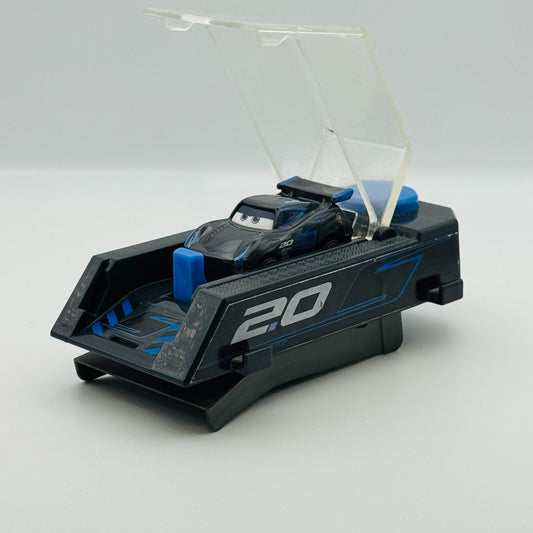 Disney Pixar Cars - Mini Racers JACKSON STORM LAUNCHER & RAMP RARE - Diecast