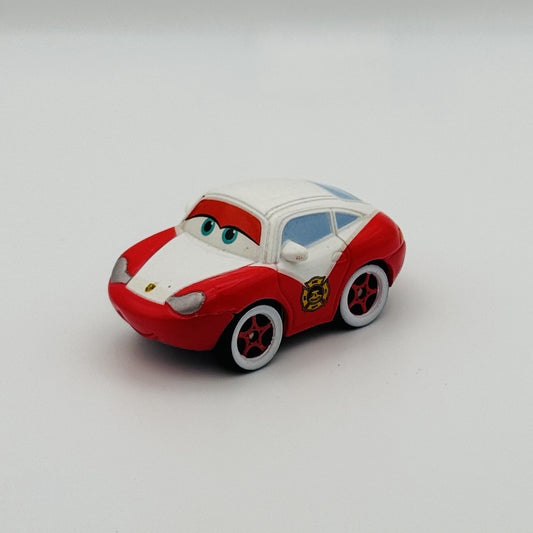 Disney Pixar Cars - Mini Adventures RESCUE SQUAD SALLY - Fire Department *RARE*