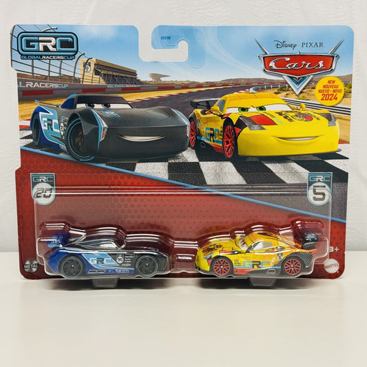 Disney Pixar Cars - GRC RACERS JACKSON STORM & MIGUEL CAMINO 2014 - 1:55 Diecast