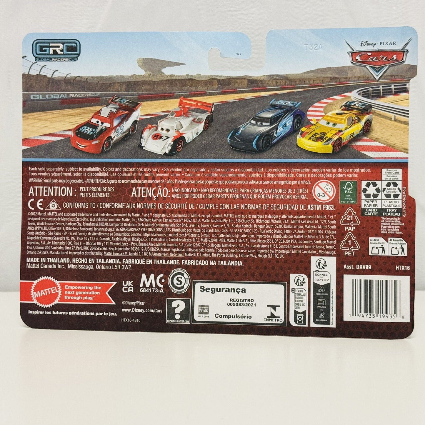 Disney Pixar Cars - GRC RACERS JACKSON STORM & MIGUEL CAMINO 2014 - 1:55 Diecast