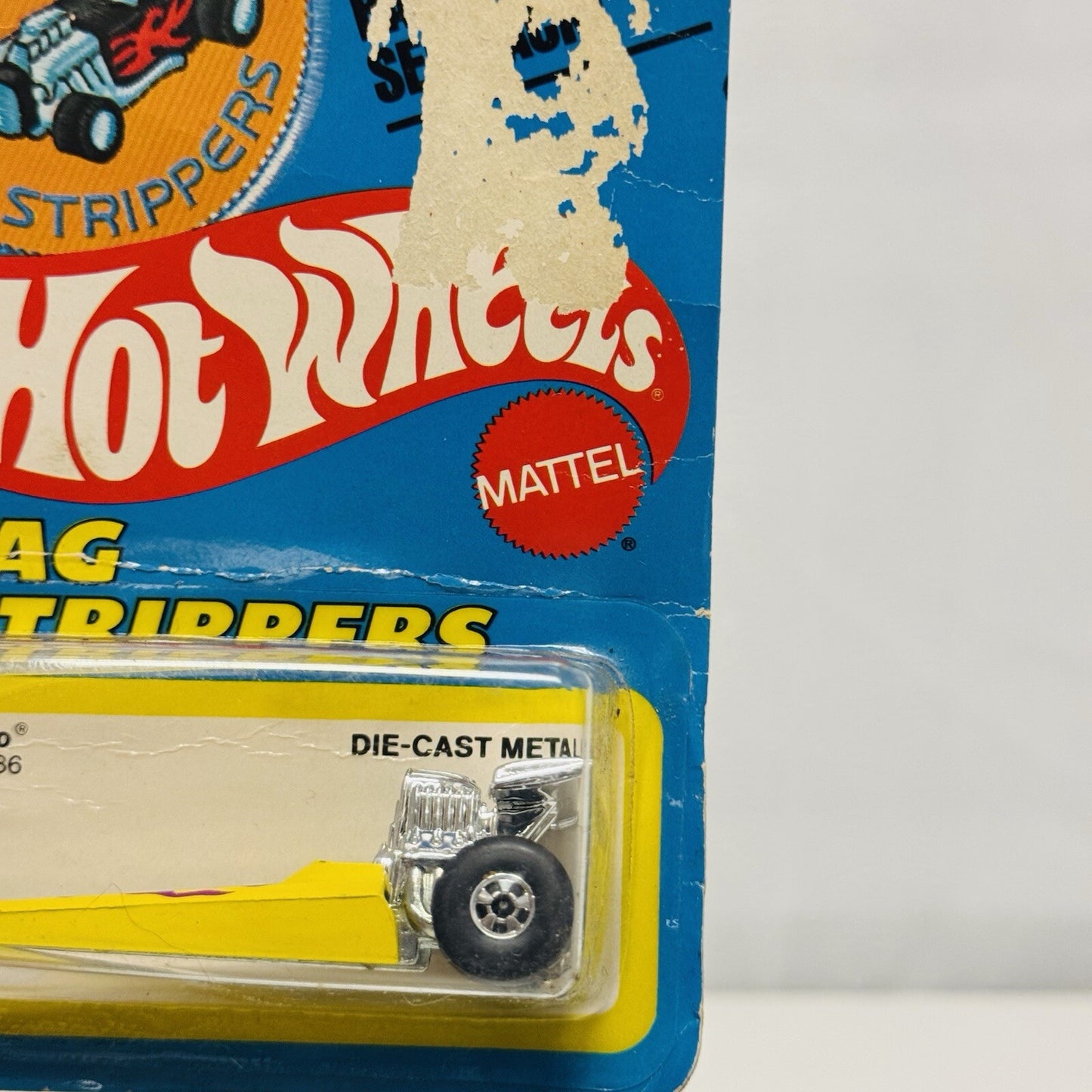 Hot Wheels - DRAG STRIPPERS INFERNO NO. 9186 PATCH CARD 1977 1:64 Scale Diecast