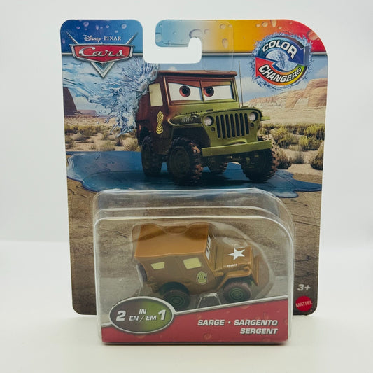 Disney Pixar Cars - COLOR CHANGERS SARGE - 1:55 Scale