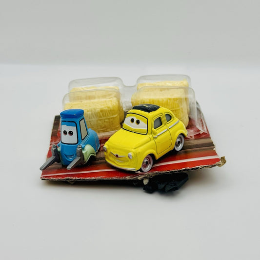 Disney Pixar Cars - GUIDO & LUIGI WITH HAY BALES TRAINING 5-Pack - 1:55 Diecast