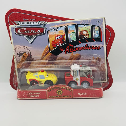 Disney Pixar Cars - Mini Adventures McQUEEN & MATER - Fire Department