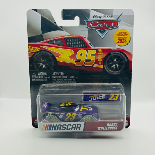 Disney Pixar Cars - NASCAR BUBBA WHEELHOUSE TORQUEBERRY JUICE 2024 -1:55 Diecast