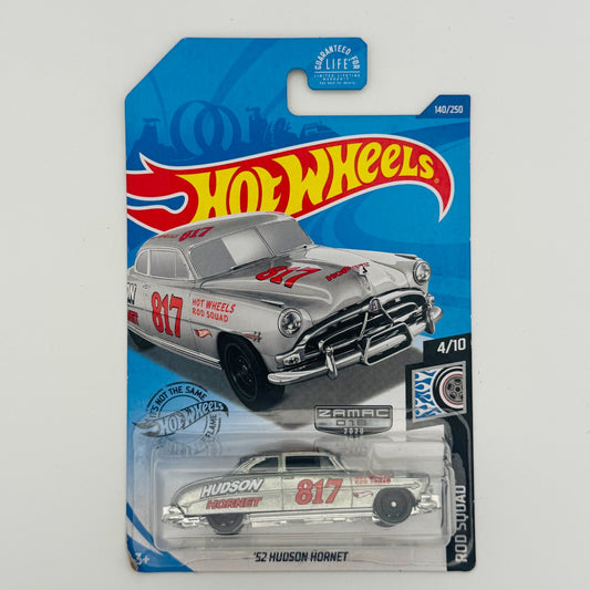Hot Wheels - '52 HUDSON HORNET SILVER ROD SQUAD 4/10 140/250- 1:64 Scale Diecast