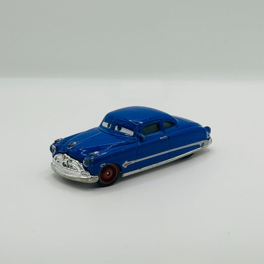 Disney Pixar Cars - DIRT TRACK DOC HUDSON RED RIMS RACING WHEELS - 1:55 Diecast