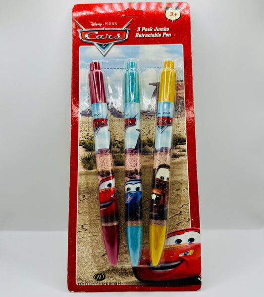 Disney Pixar Cars - RETRACTABLE PENS 3 PACK 2006