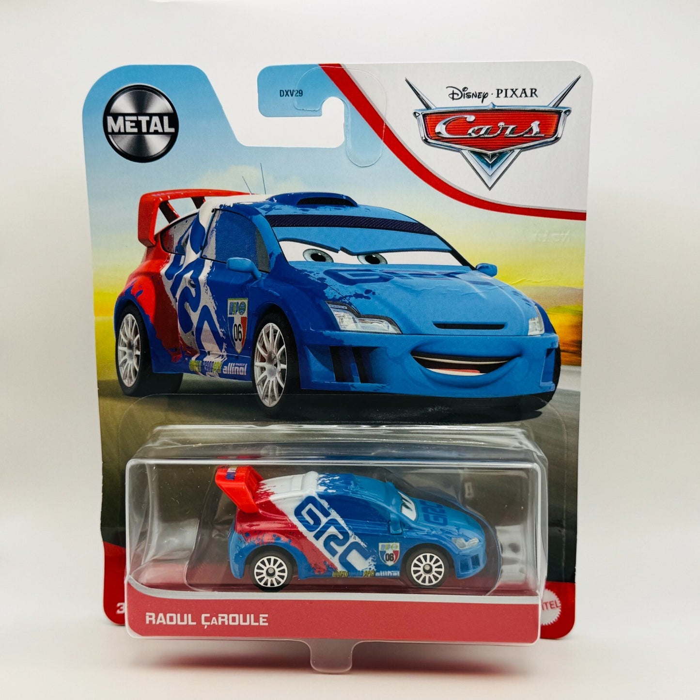 Disney Pixar Cars - RAOUL CAROULE 2021 - 1:55 Diecast IMPERFECT BOX