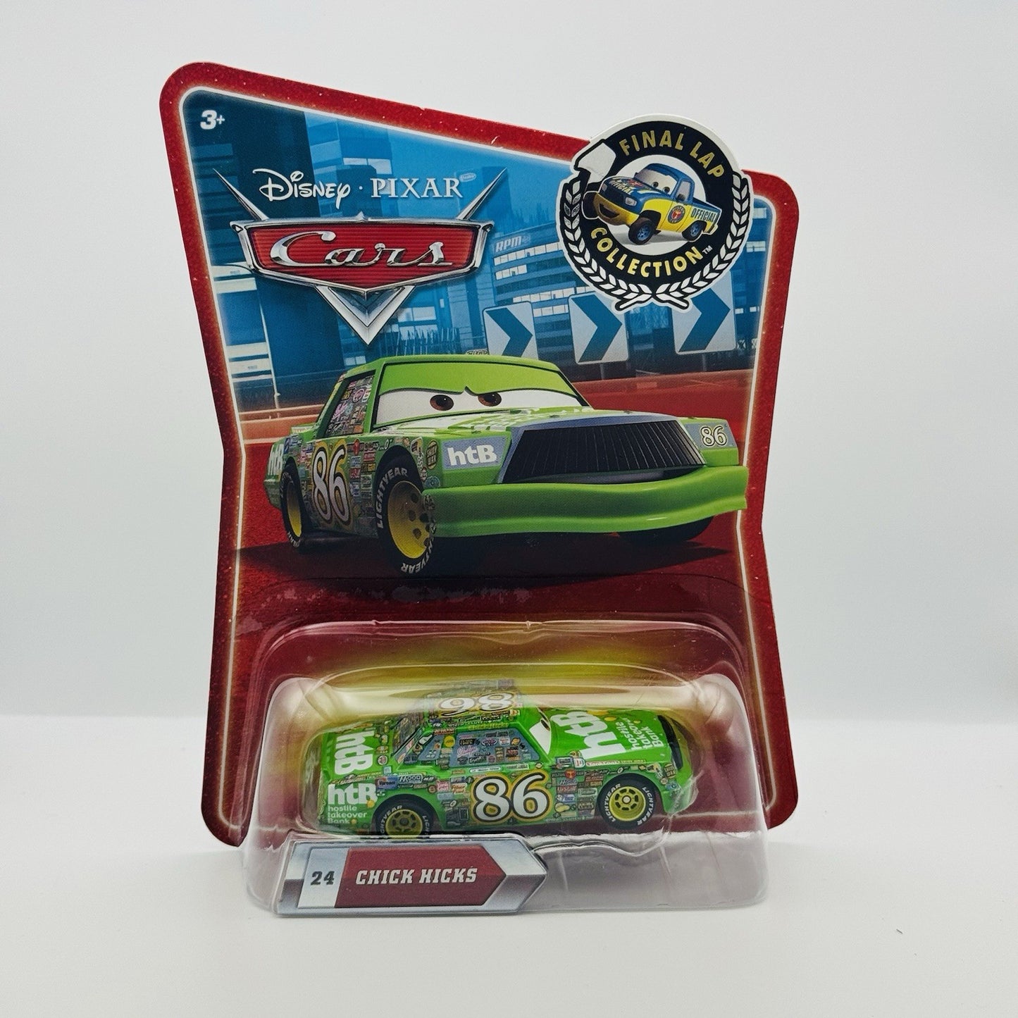 Disney Pixar Cars - CHICK HICKS Final Lap  2010 - 1:55 Diecast