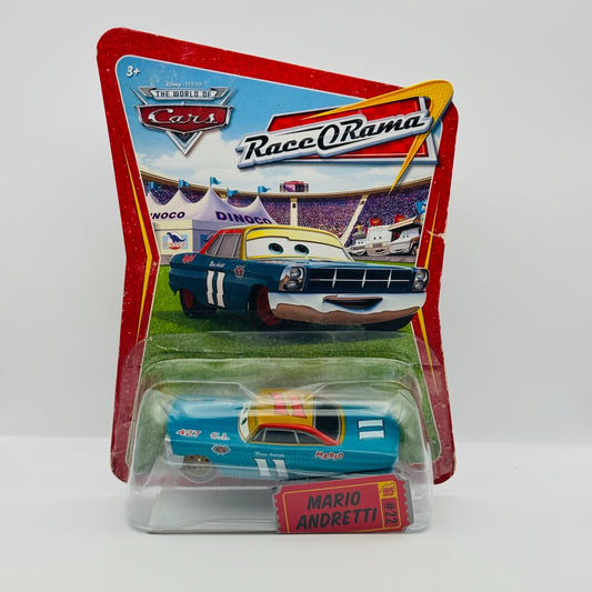 Disney Pixar Cars - MARIO ANDRETTI GOLD RIMS Race O Rama 2009 - 1:55 Diecast