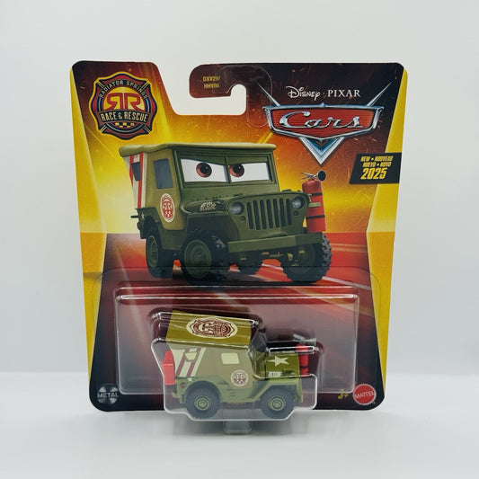 Disney Pixar Cars - RACE & RESCUE SARGE 2025 - 1:55 Diecast