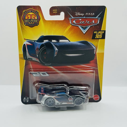 Disney Pixar Cars - RACE & RESCUE RALLYE JACKSON STORM - 1:55 Diecast