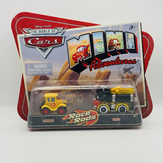 Disney Pixar Cars - Mini Adventures LIZZIE & RED - Race Rods