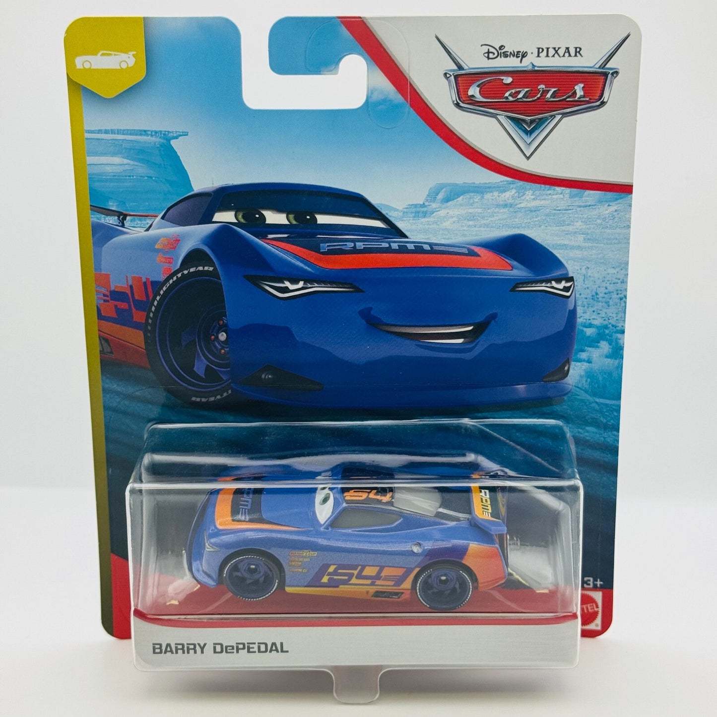 Disney Pixar Cars - BARRY DEPEDAL RPM Blue Desert 2019/2020 - 1:55 Diecast