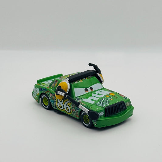 Disney Pixar Cars - CARS 1 CHICK HICKS WITH HEADSET Custom - 1:55 Diecast
