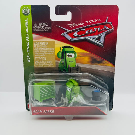 Disney Pixar Cars - ADAM PARKE WITH BLUE WHEELS CHINA VARIANT 2018- 1:55 Diecast