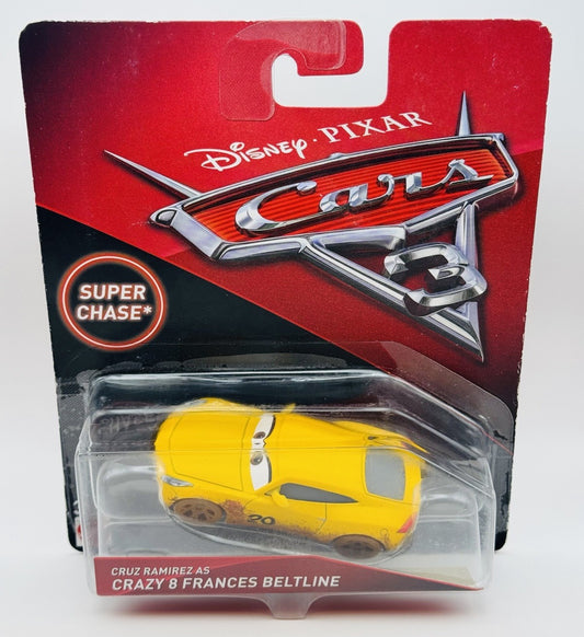 Disney Pixar Cars SUPER CHASE CRUZ RAMIREZ AS CRAZY 8 FRANCES *Australia Variant