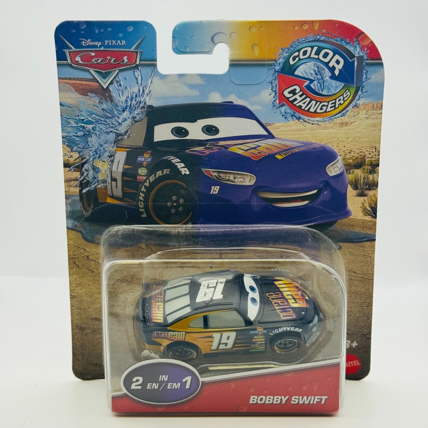 Disney Pixar Cars - COLOR CHANGERS BOBBY SWIFT - 1:55 Scale