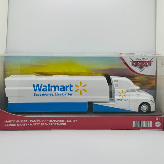 Disney Pixar Cars - MARTY HAULER NEXT GEN WALMART - 1:55 Diecast *DAMAGED BOX*