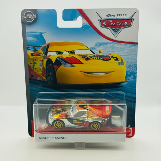 Disney Pixar Cars - METALLIC SILVER MIGUEL CAMINO Scavenger Hunt - 1:55 Diecast