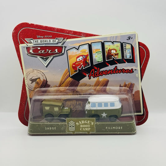 Disney Pixar Cars - Mini Adventures  SARGE & FILLMORE - Sarge’s Boot Camp